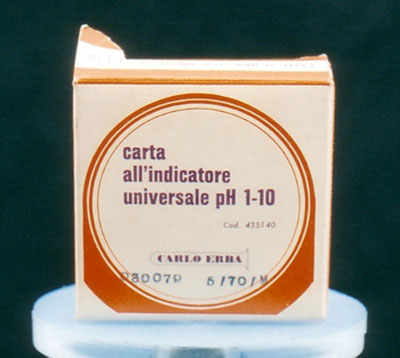 3447 carta all'indicatore universale ph 1-10